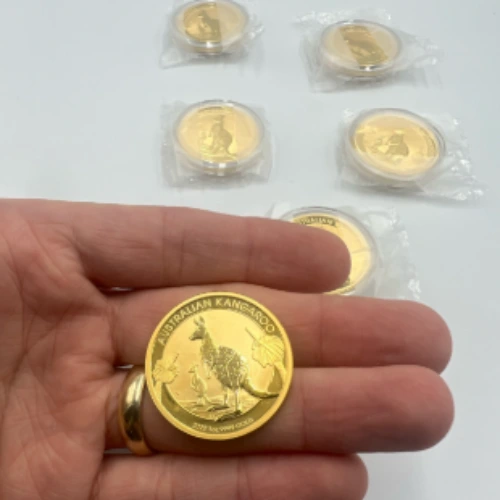 six gold coins sold