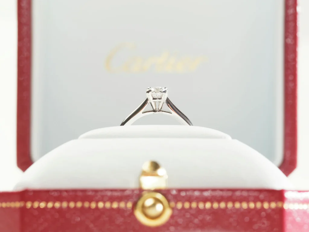 Cartier diamond solitaire ring