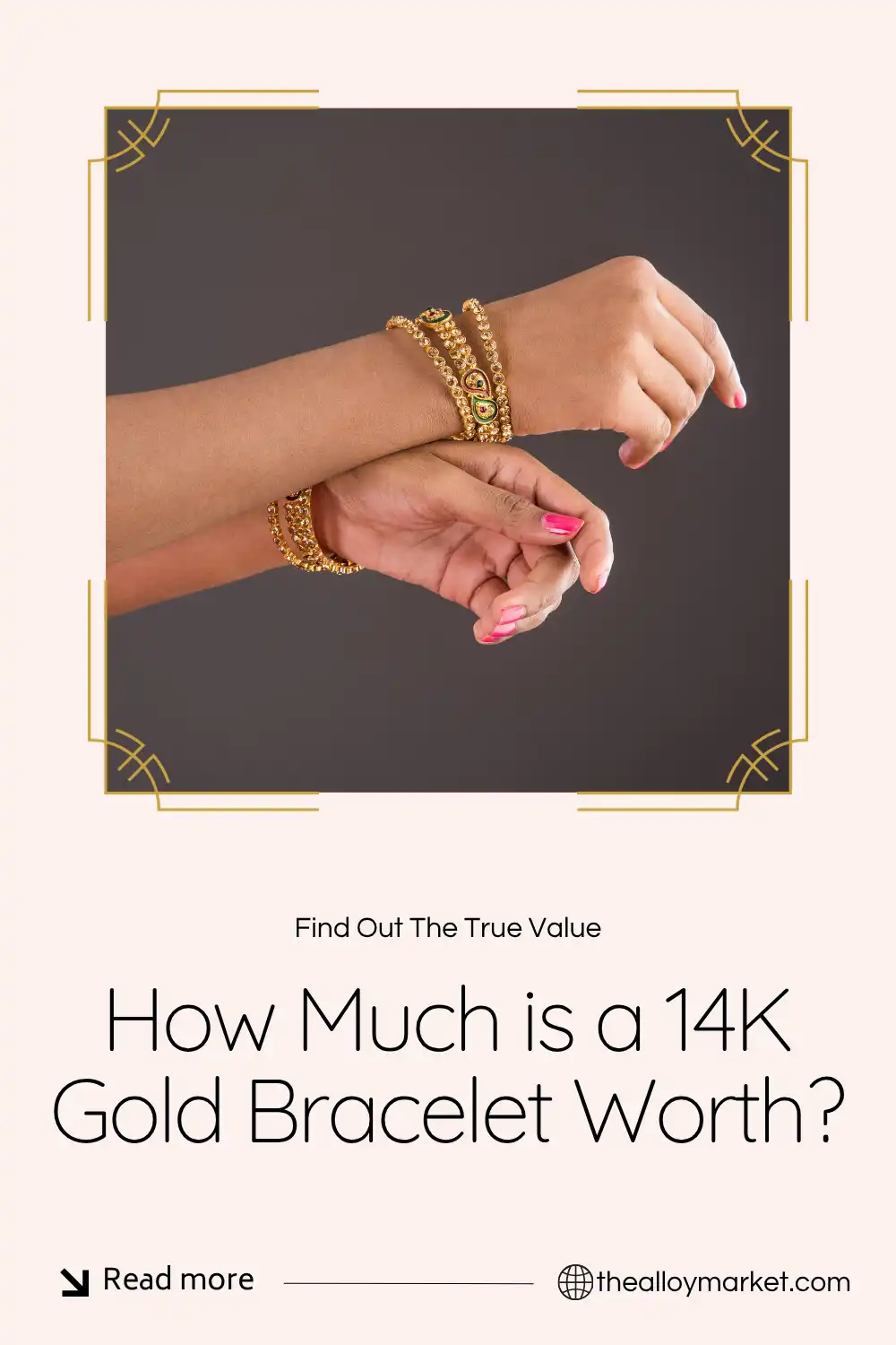 You can easily sell your gold jewelry for cash with The Alloy Market.
