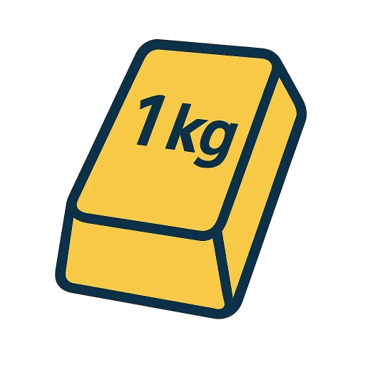 one kilogram gold bar for sale_