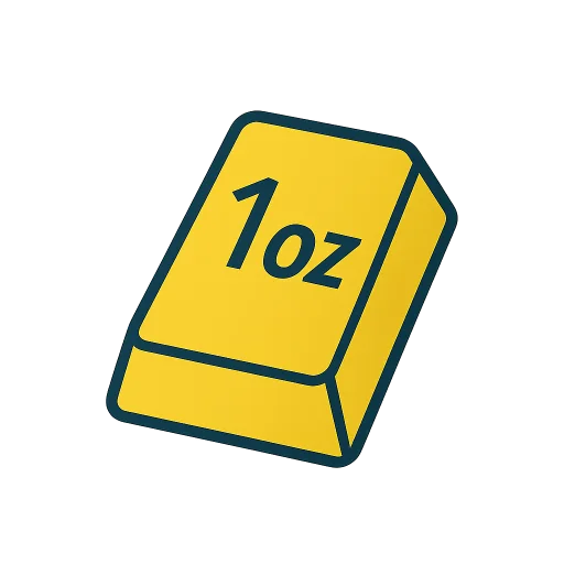 one ounce gold bar for sale