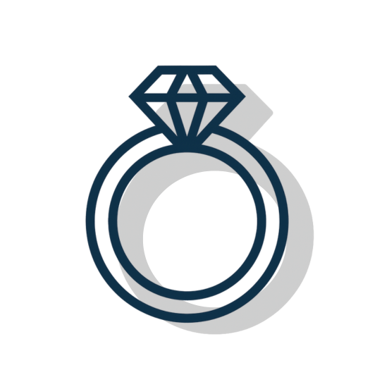 a platinum ring icon