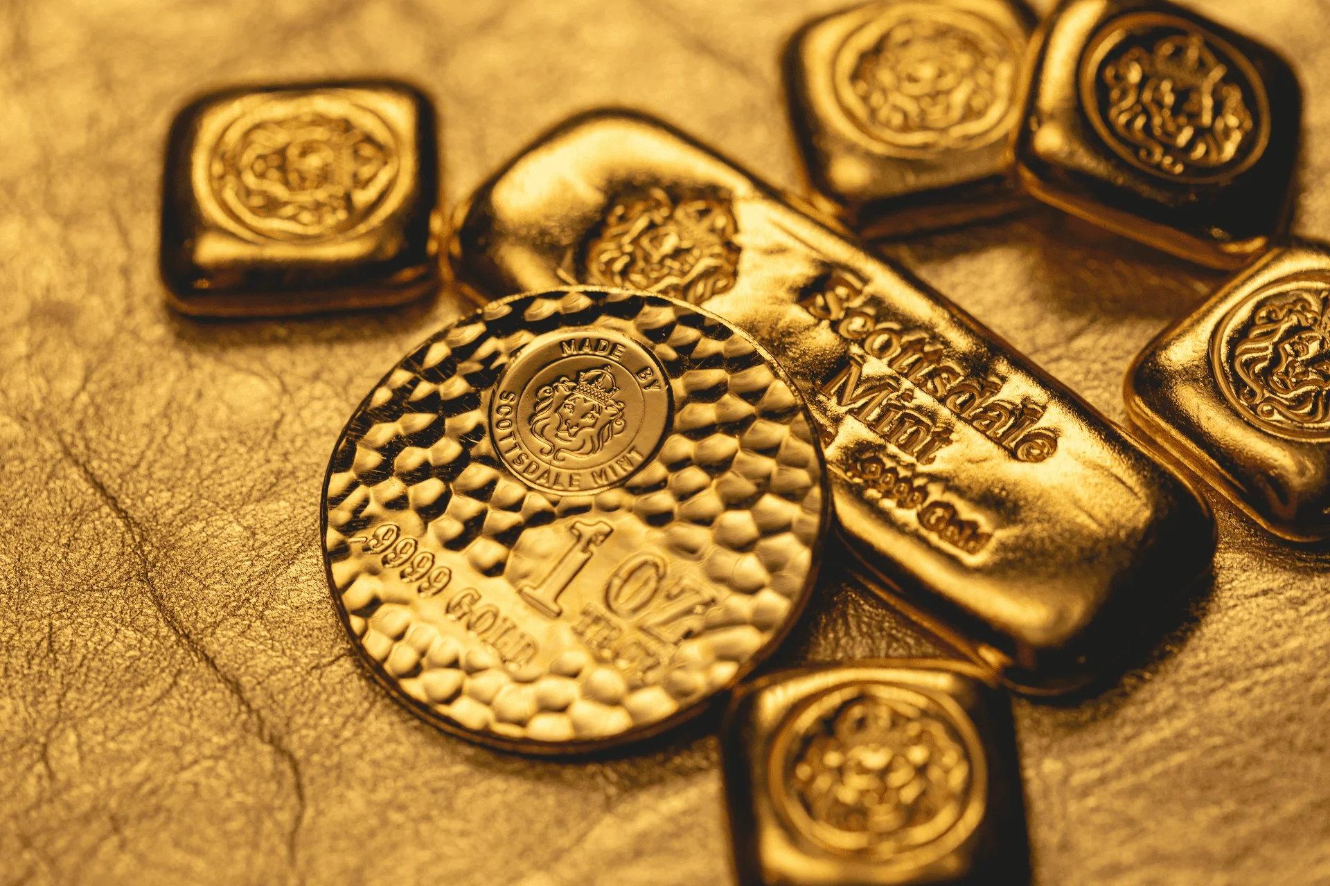 24k gold coins and bars