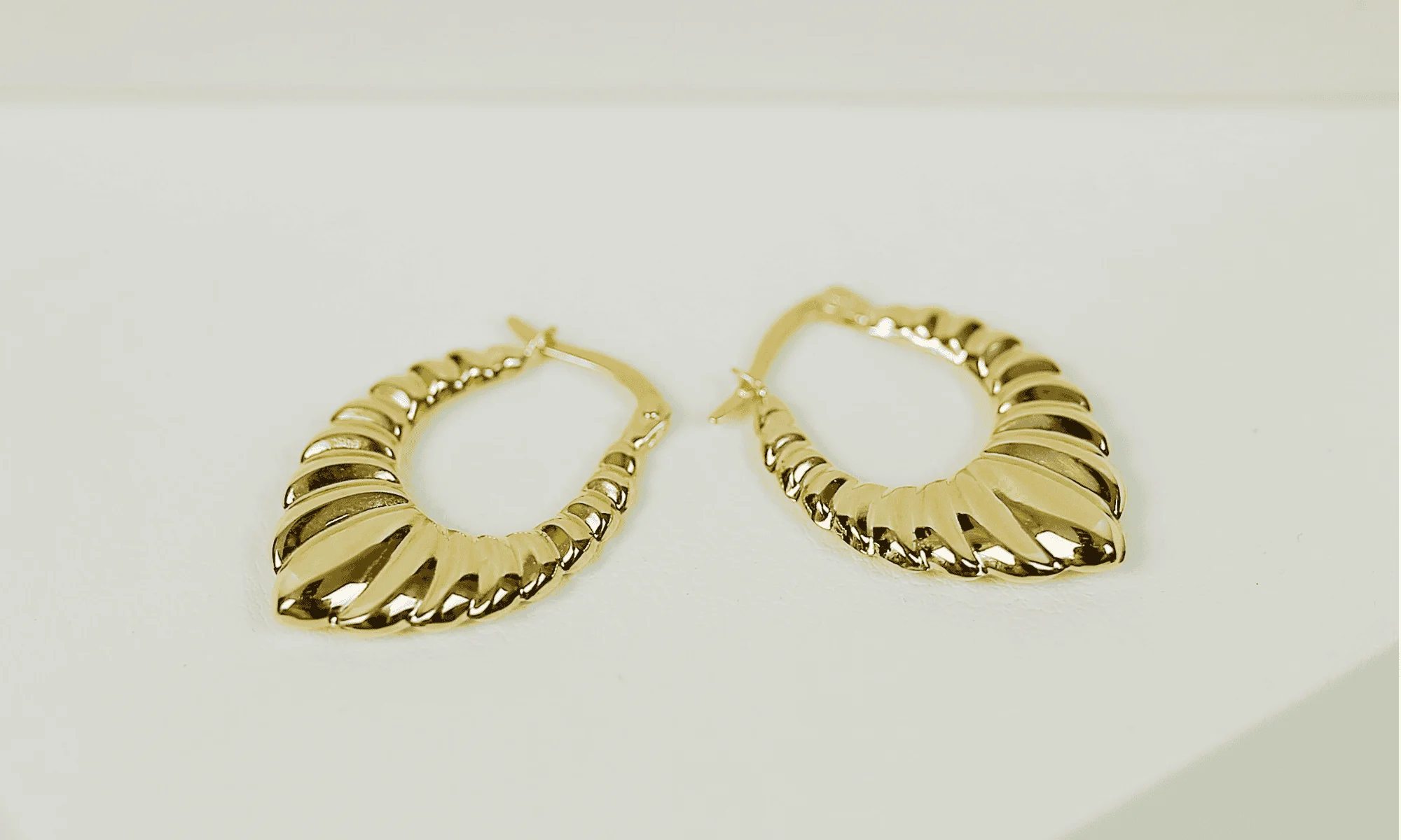 10K gold earrings