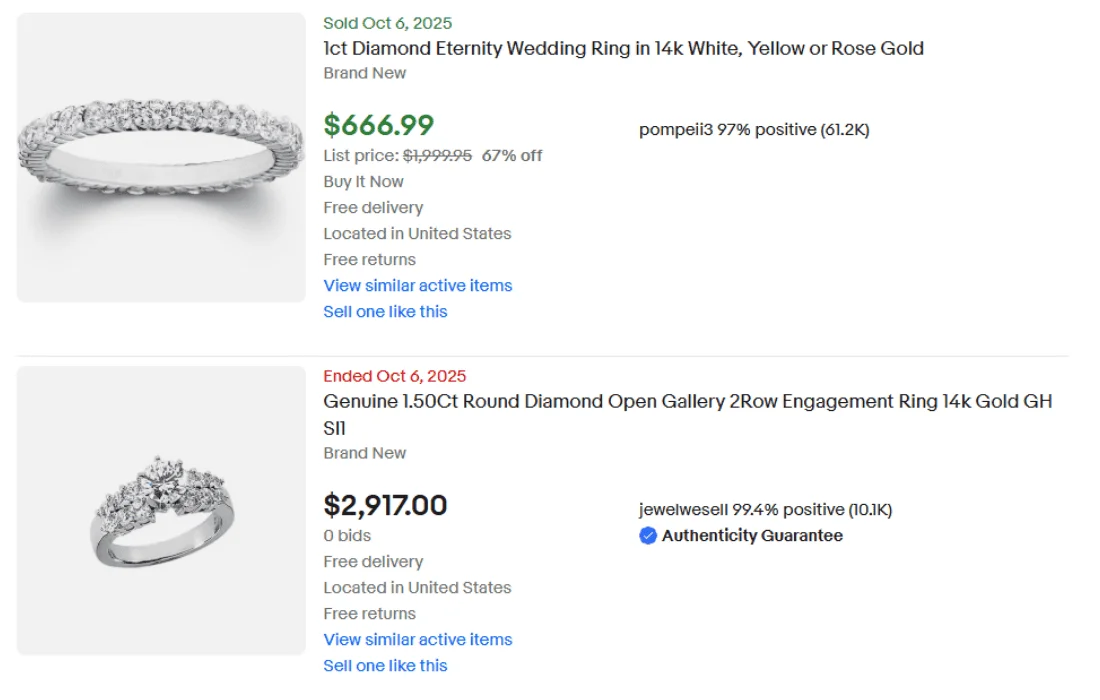 compare completed listings on eBay to see what sold and what didn't