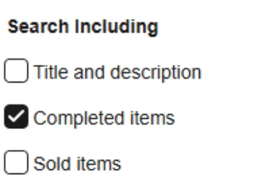 ebay advanced search