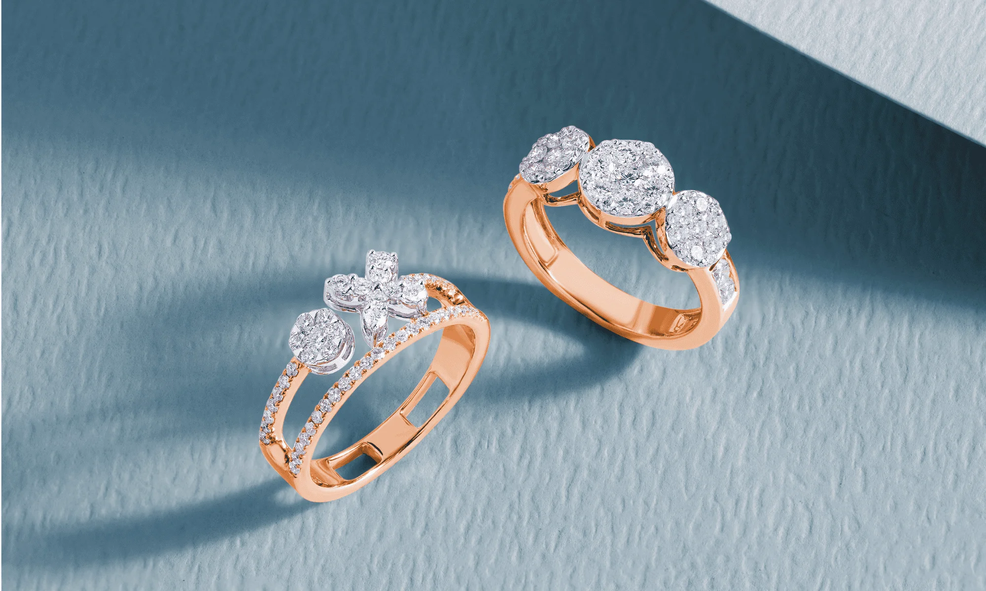 rose gold rings