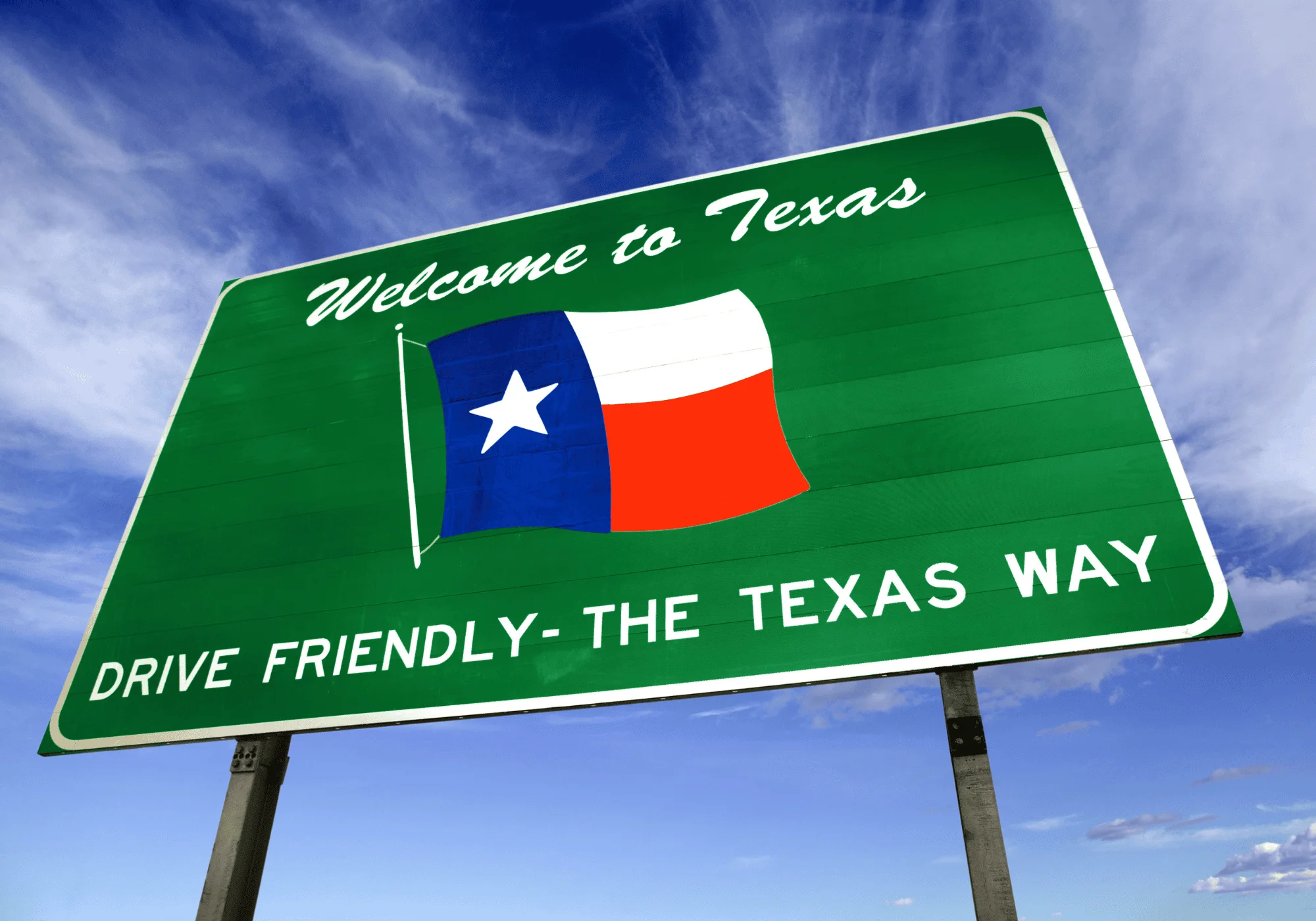 texas highway sign