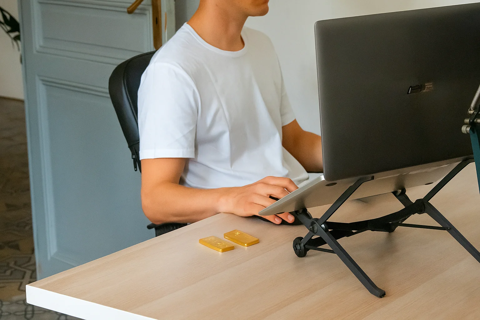 you can sell bars back to a bullion buyer