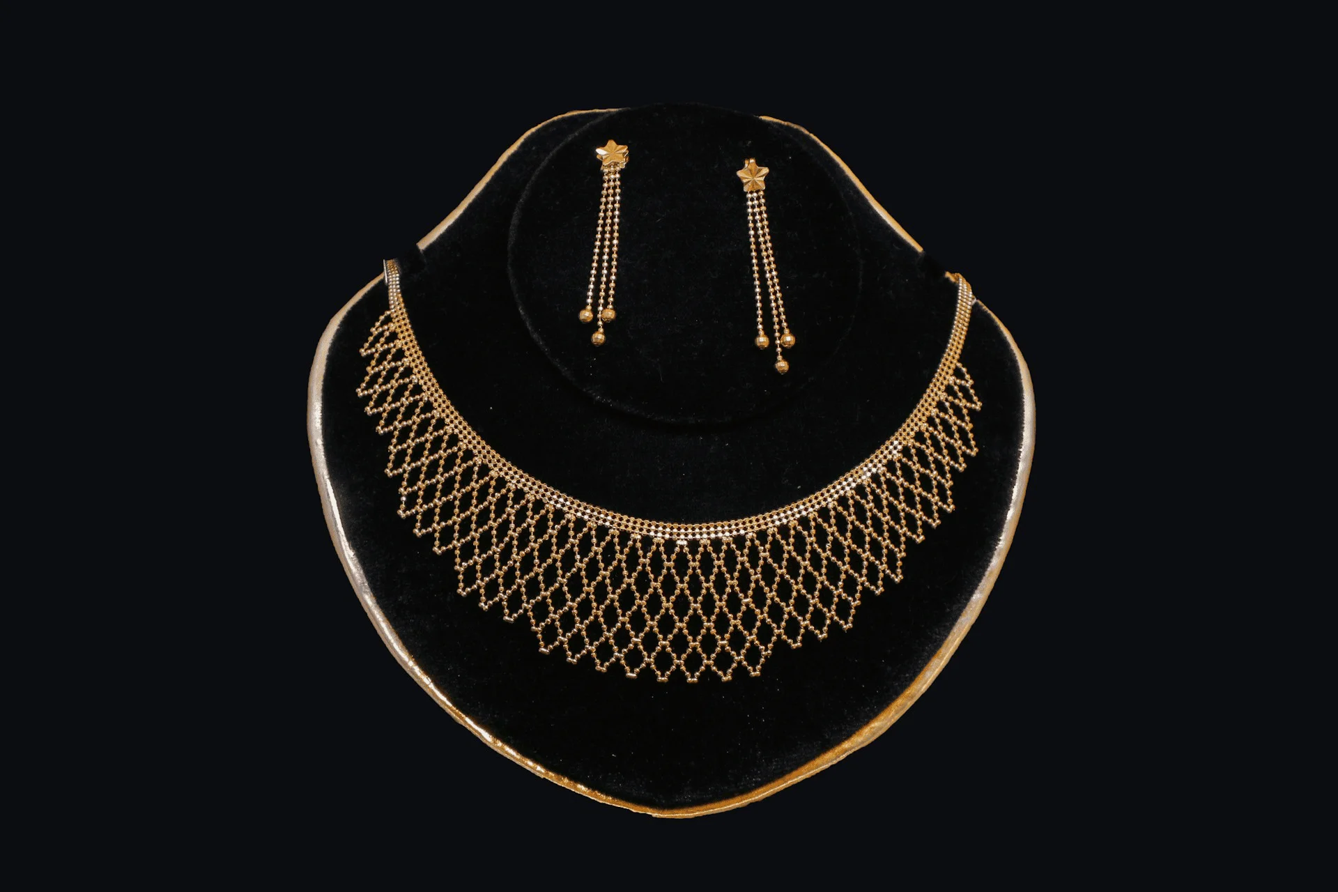 18K gold jewelry set