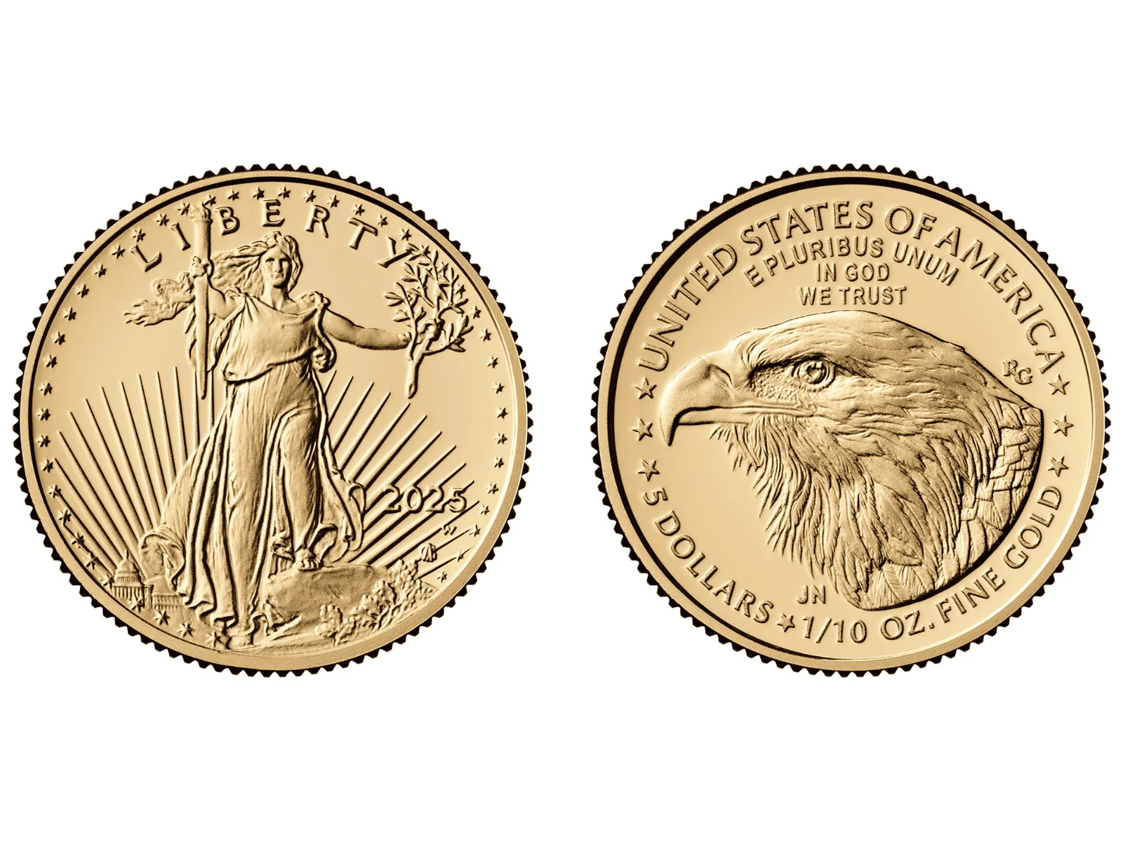 one tenth ounce gold coin