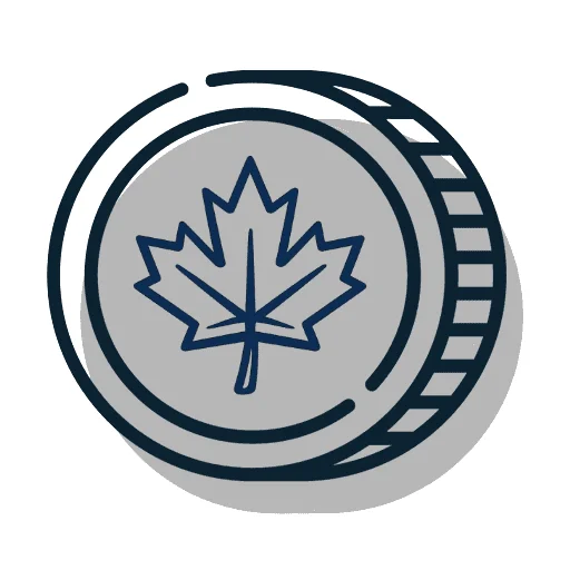 canadian silver maple leaf