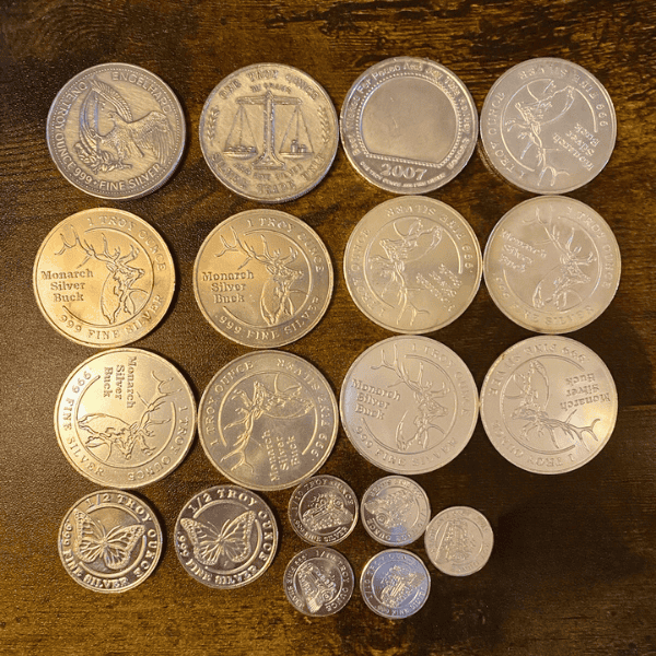 Sell silver bullion coins
