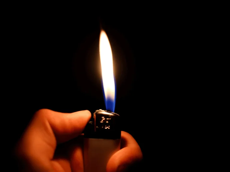 test gold with lighter