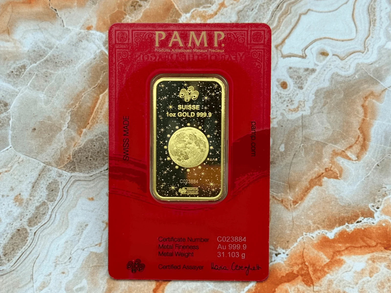 1 oz gold bar