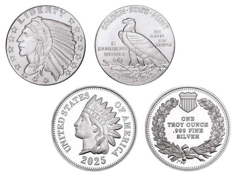 Indian Head Silver Bullion Coin