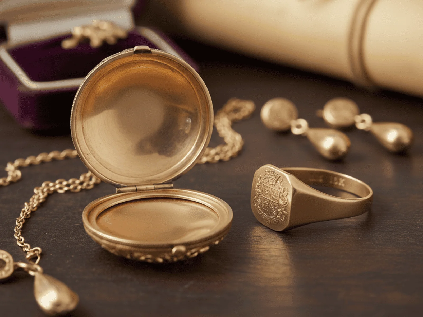 antique gold may be marked with obsolete hallmarks