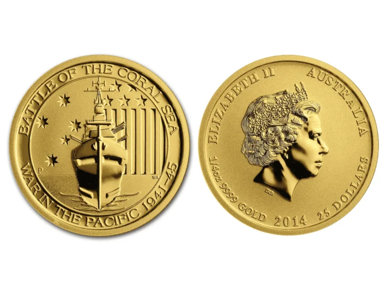 battle of the coral sea gold coin