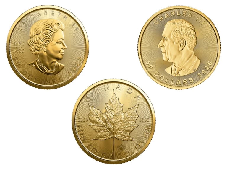 candian gold maple leaf