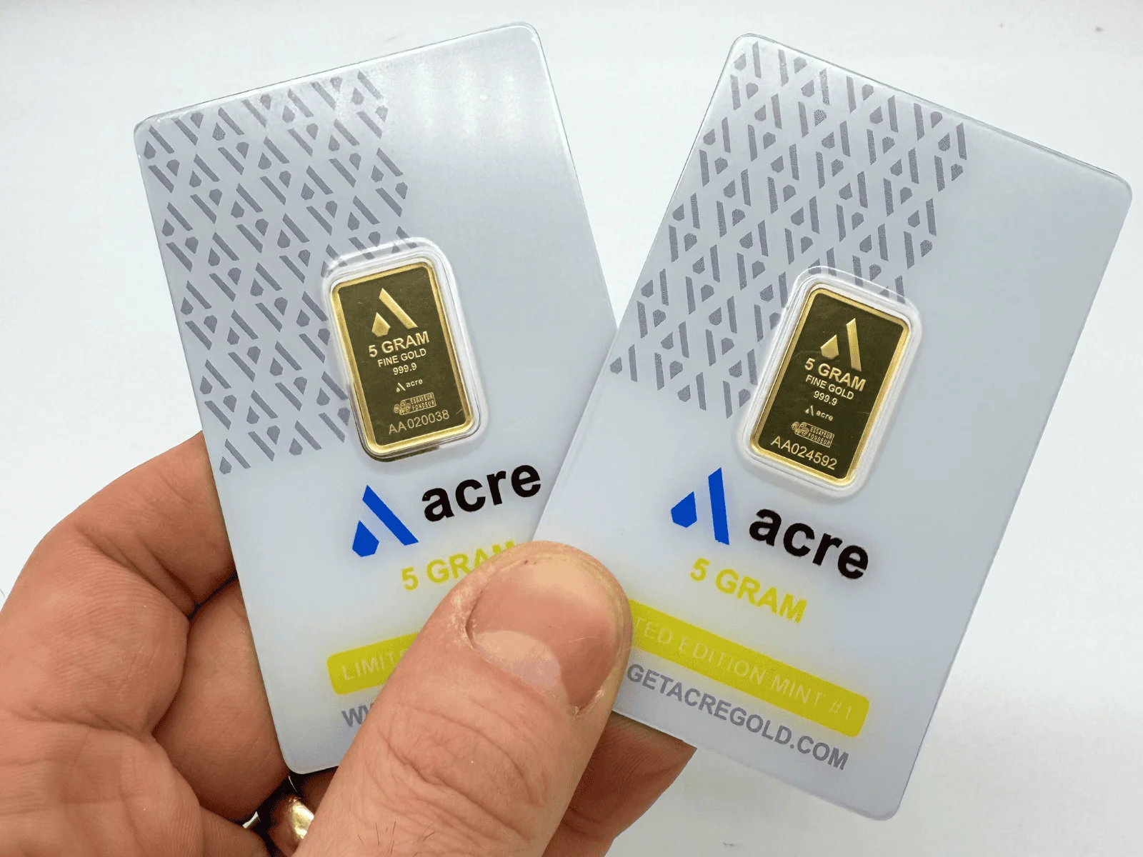 fractional gold bars