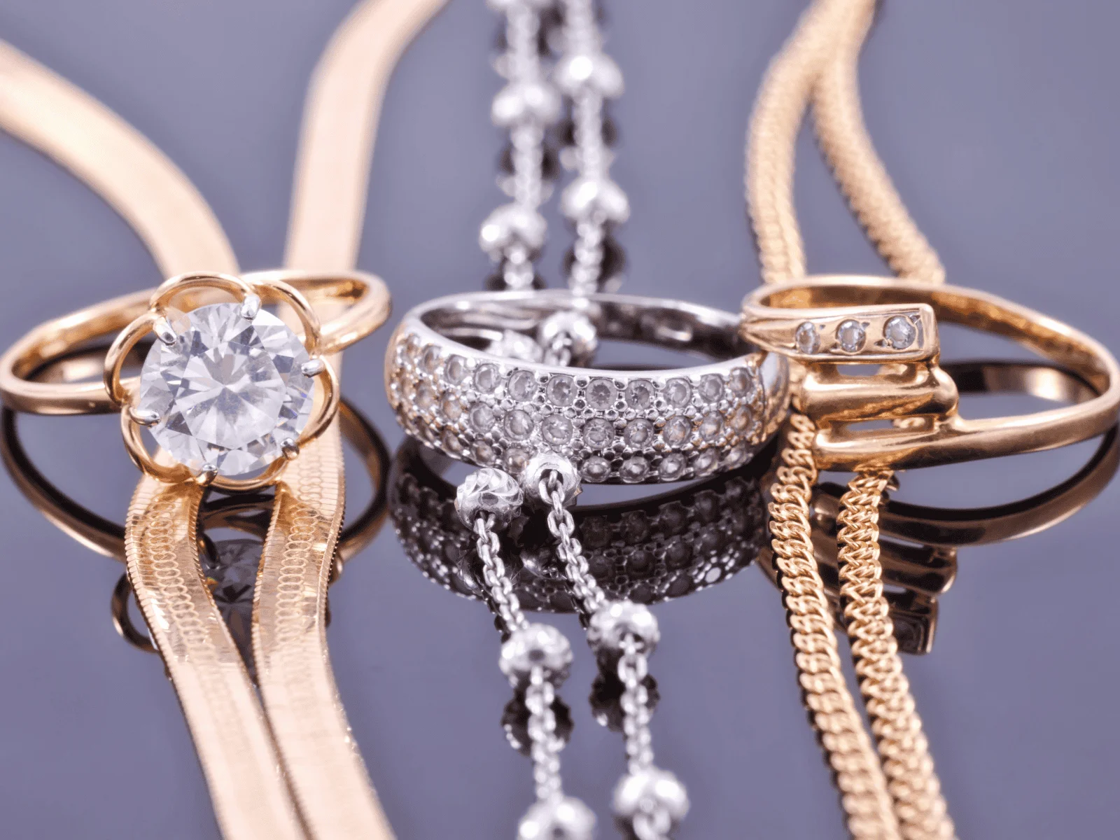 platinum or gold jewelry