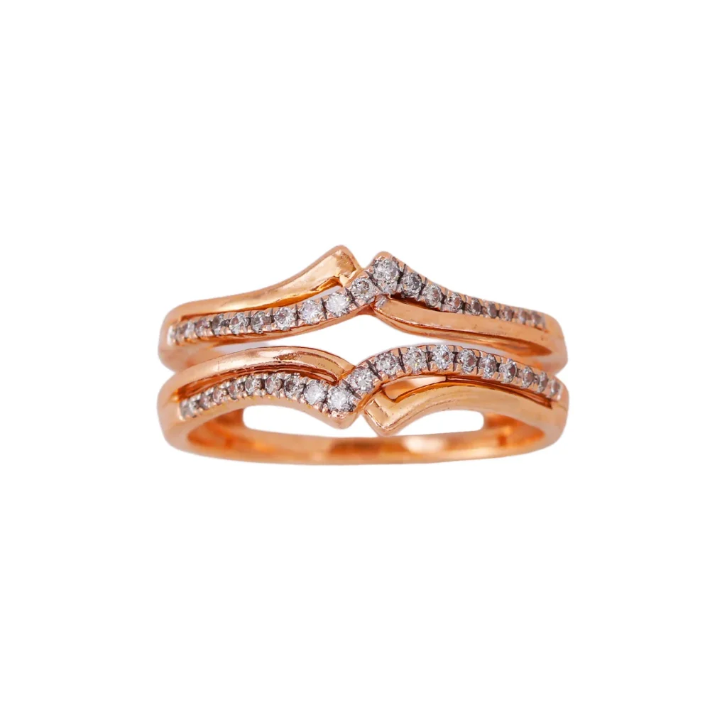 rose gold enhancer ring