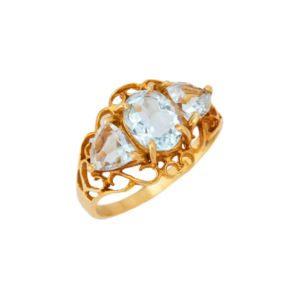 blue topaz ring