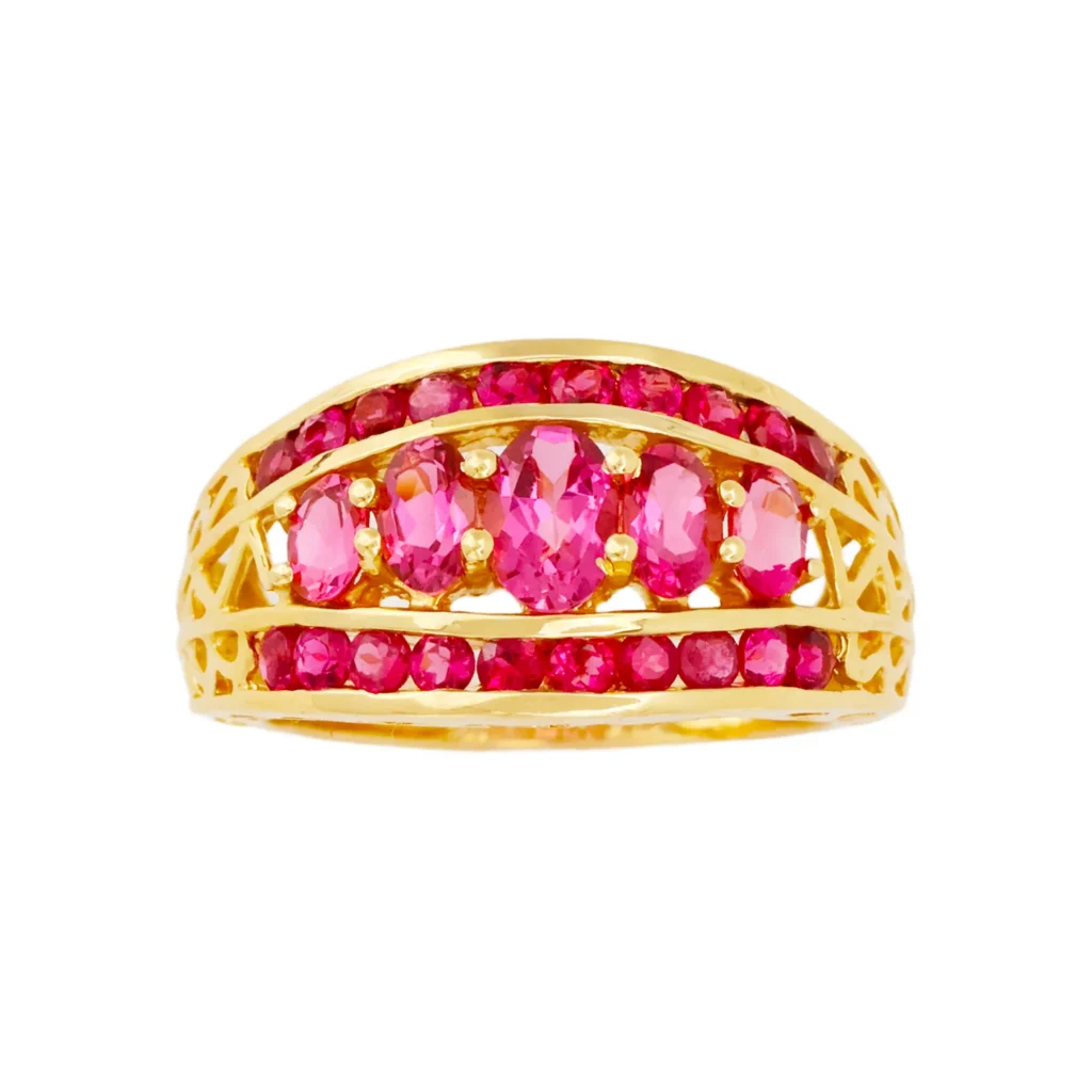 ruby gold ring