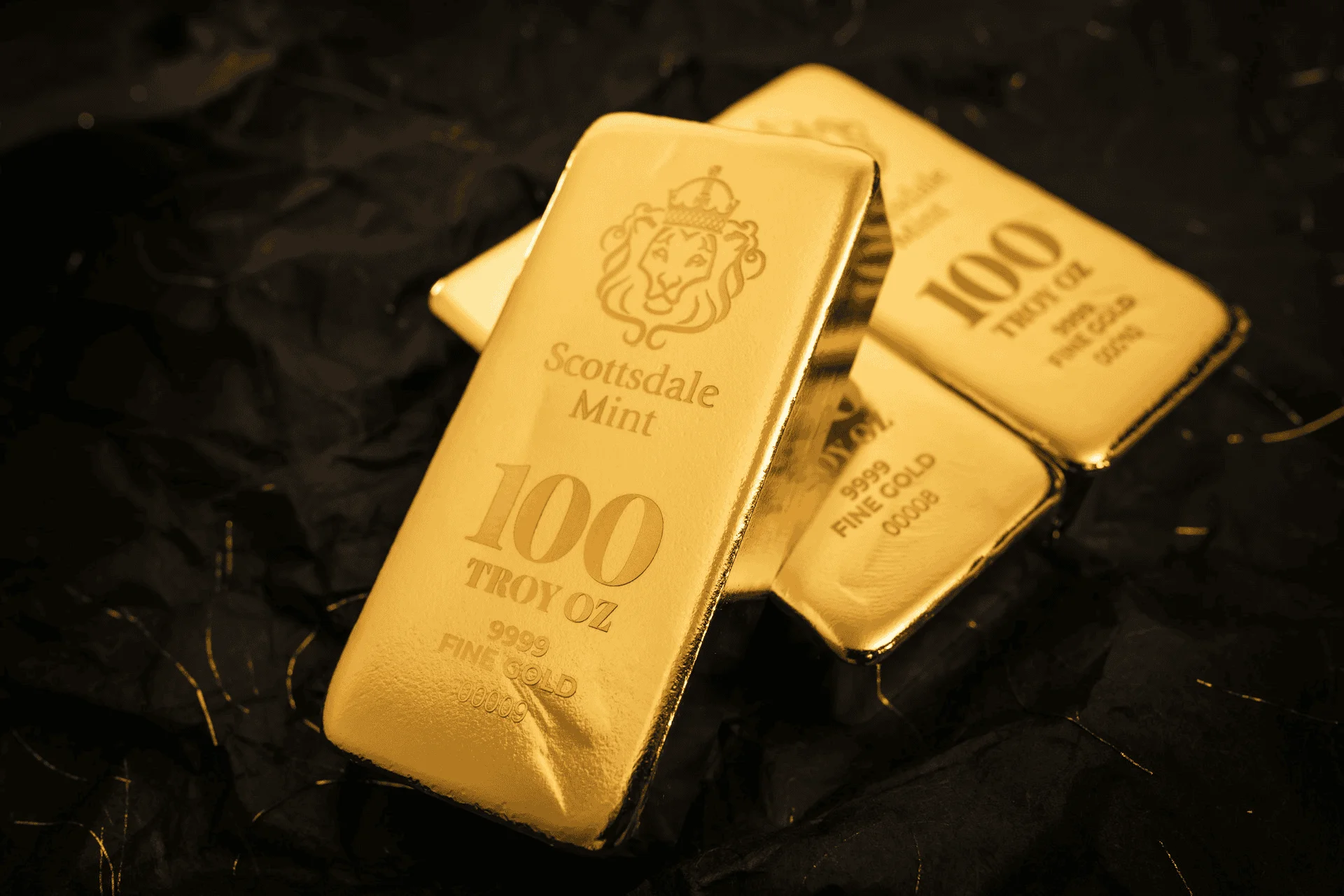 100 oz gold bars