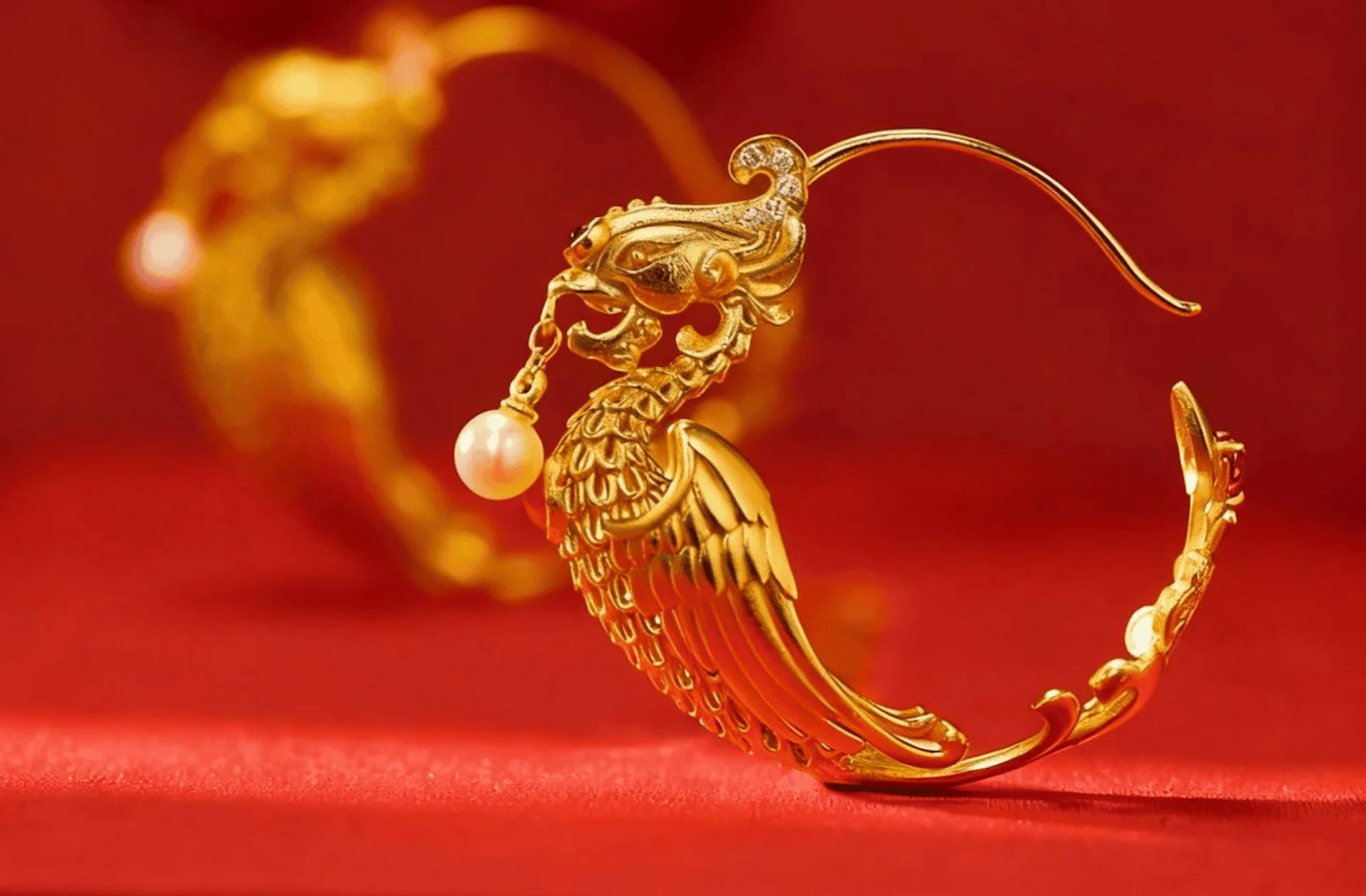 999 gold earrings