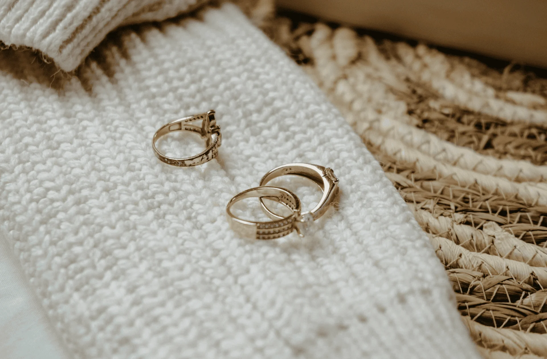 rings on sweater