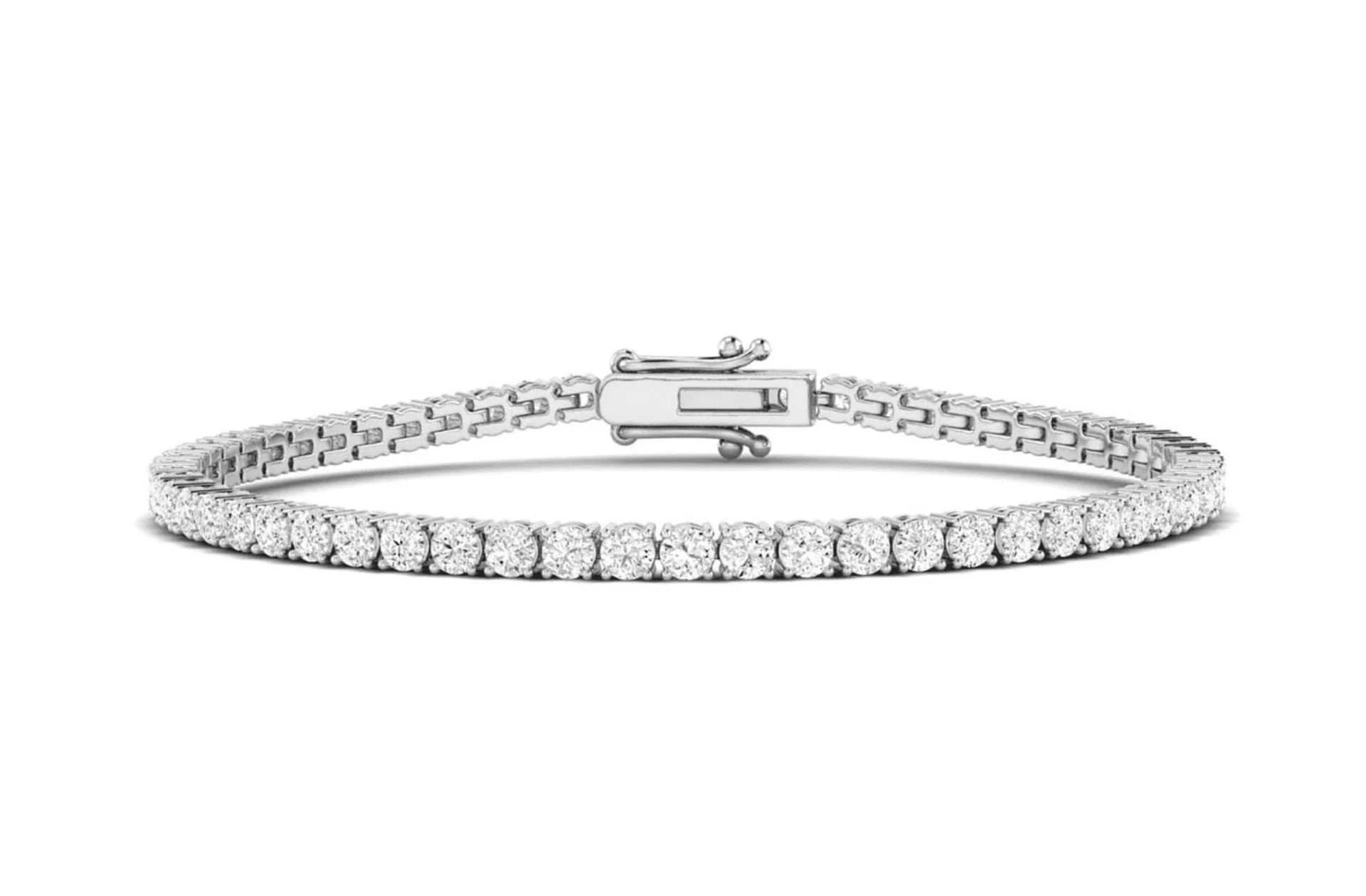 white gold tennis bracelet