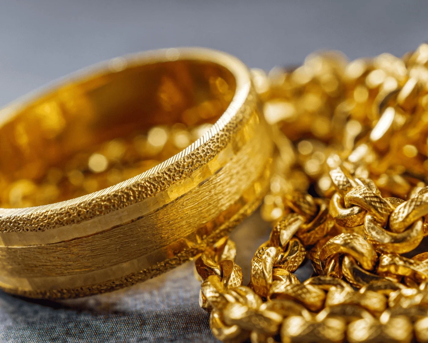 18K gold jewelry