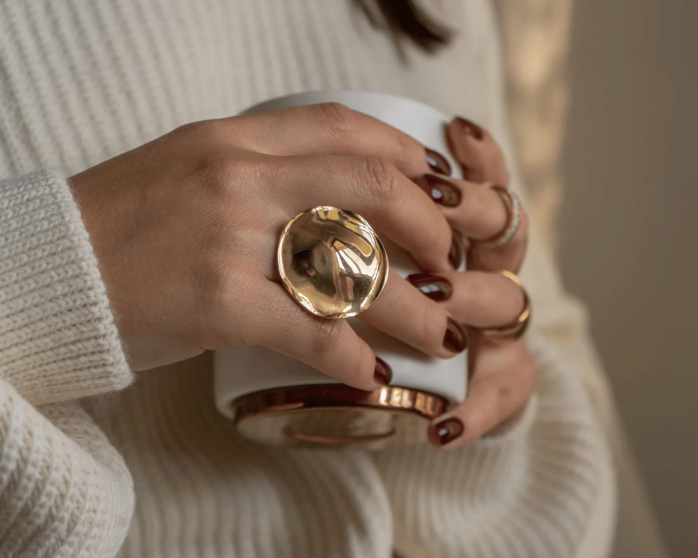 bold gold ring