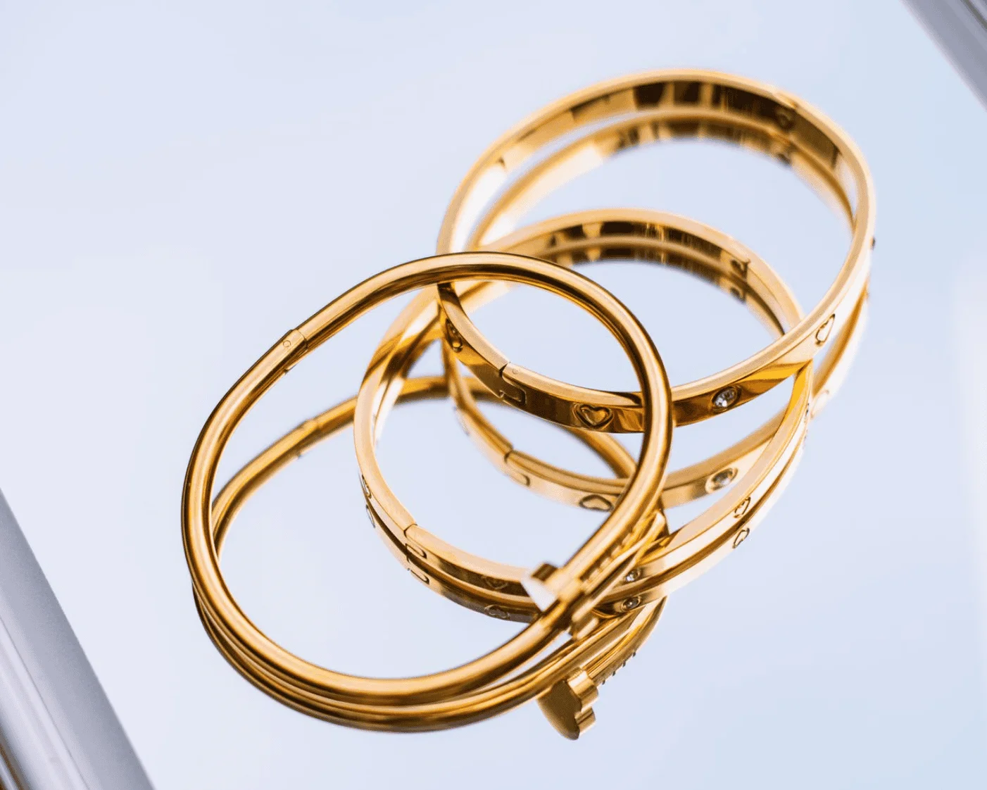 gold bracelets