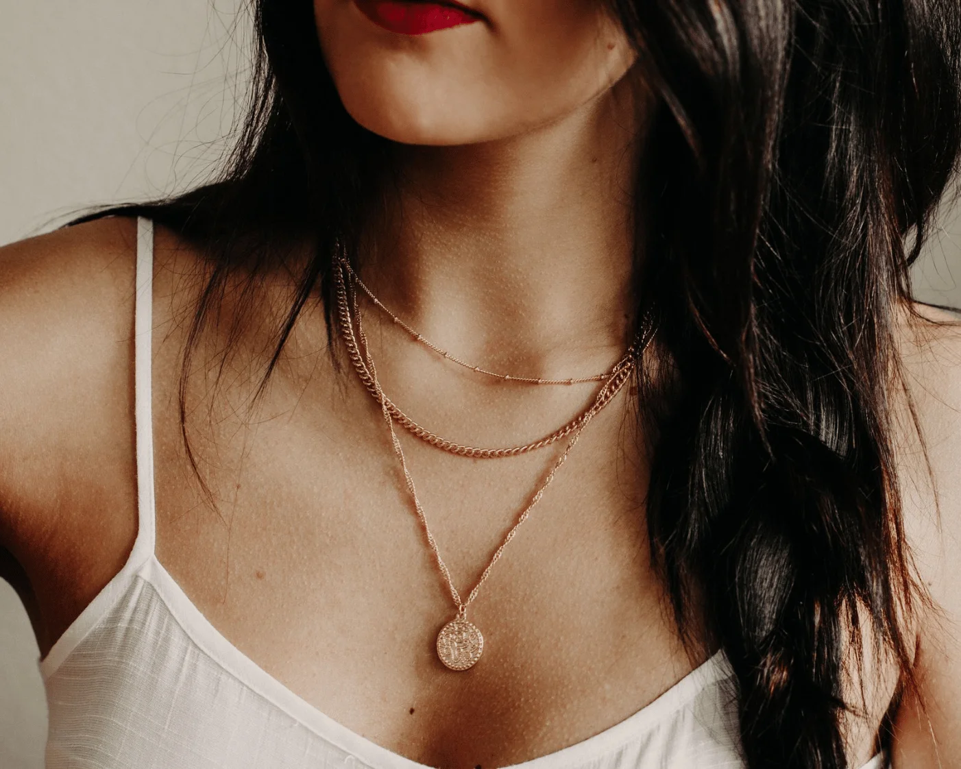 gold necklaces