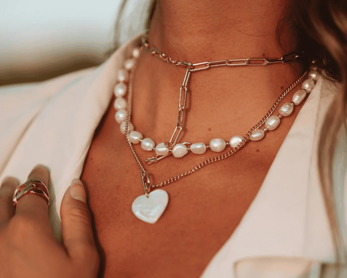 necklace stack