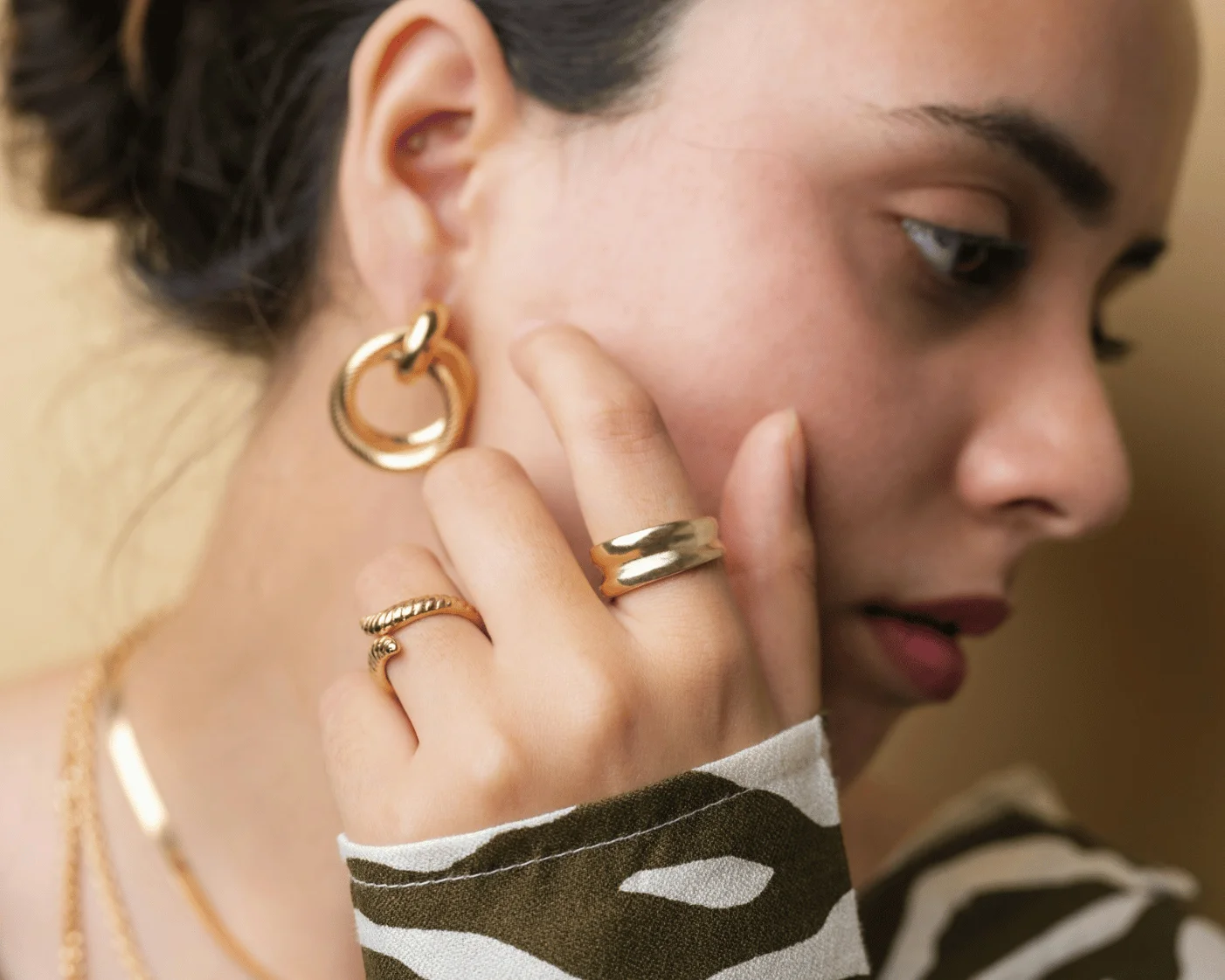 all gold jewelry