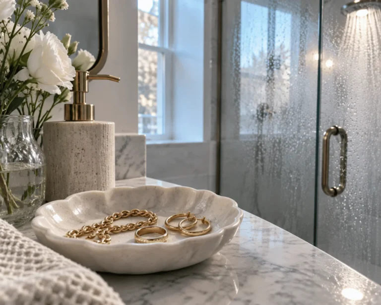 can you wear gold in the shower