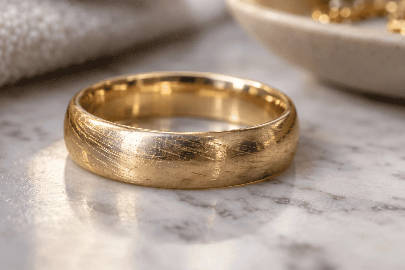ring with scratches