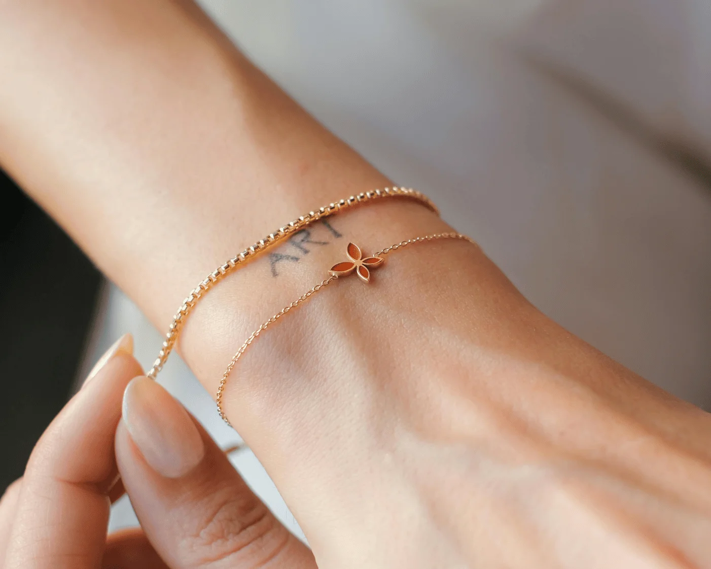 two bracelets