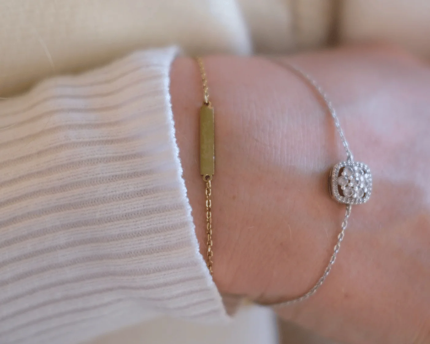 wearing mixed metals